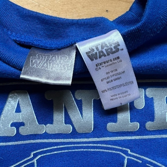 Star Wars Yoda Crewneck Sweatshirt‎ Youth Size 7 - Picture 5 of 9